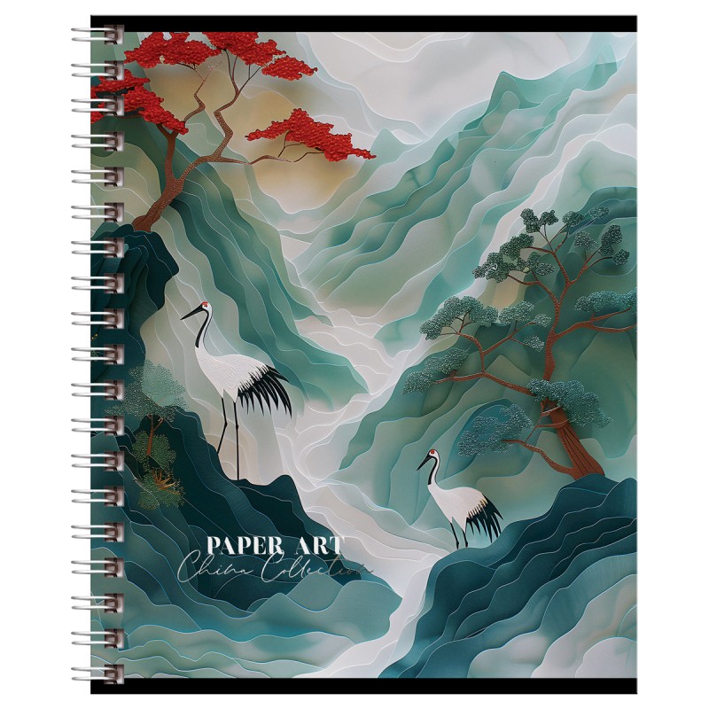 Тетрадь 48л., А5, клетка на гребне BG "Искусство", матовая ламинация, выборочный лак