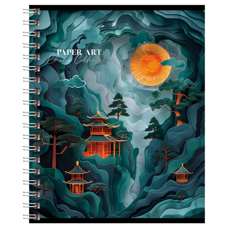 Тетрадь 48л., А5, клетка на гребне BG "Искусство", матовая ламинация, выборочный лак