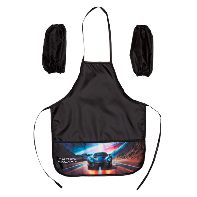 Накидка детская deVente "Turbo Galaxy", 45x54см (M), 3 кармана, нарукавники