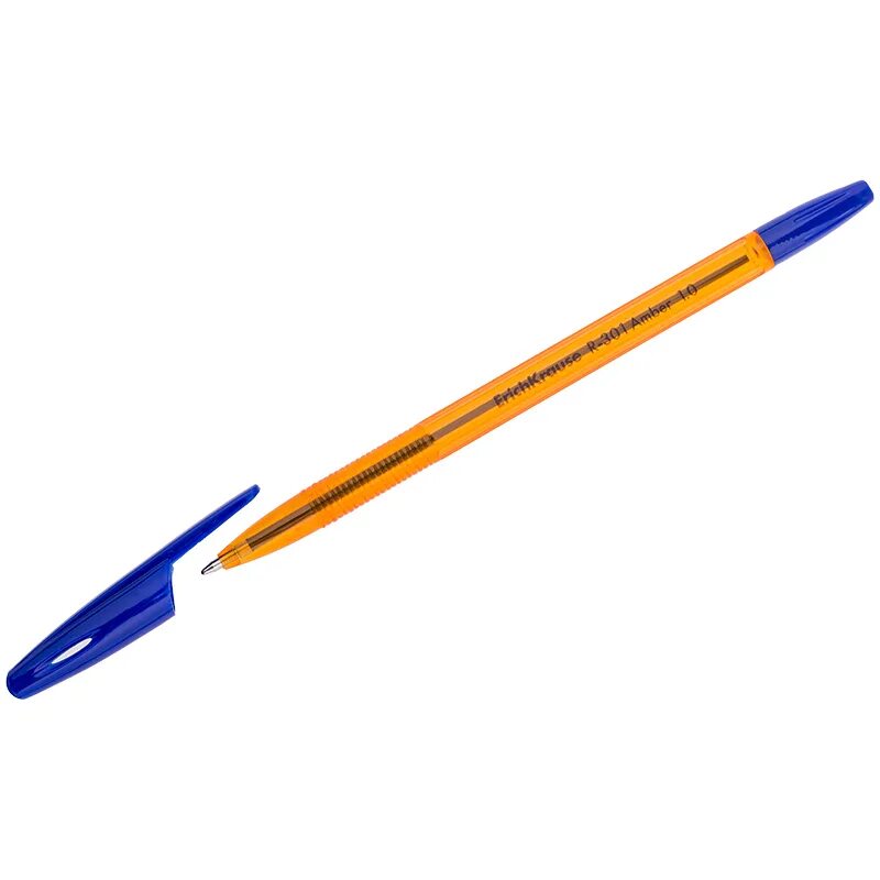Ручка шариковая Erich Krause "R-301 Amber" синяя, 0,7мм