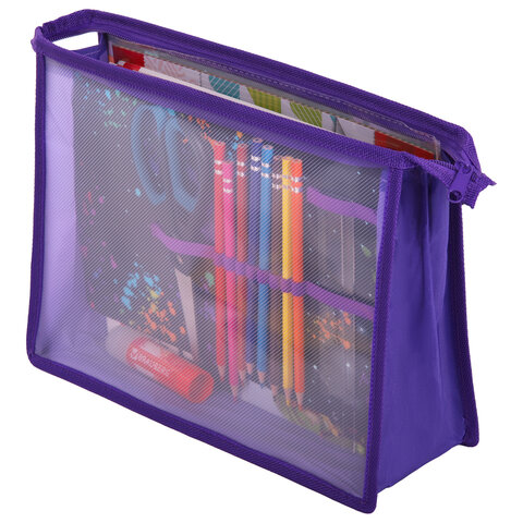 Папка для труда на молнии BRAUBERG А4, 2 отделения, органайзер, "Come together"