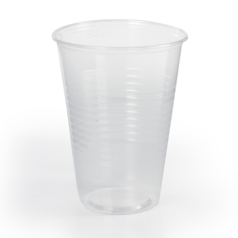 Одноразовые стаканы 200 мл, КОМПЛЕКТ 100 шт., пластиковые, "БЮДЖЕТ", прозрачные, ПП, холодное/горяче