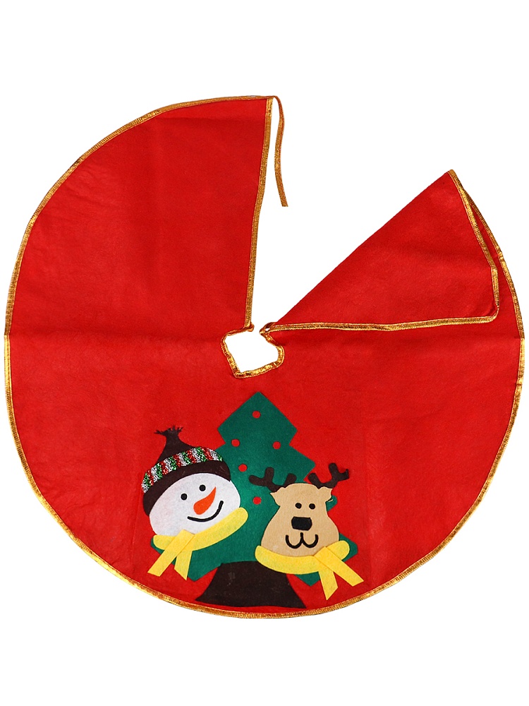 Коврик под елку Славный новый год, 90 см НУ-5327