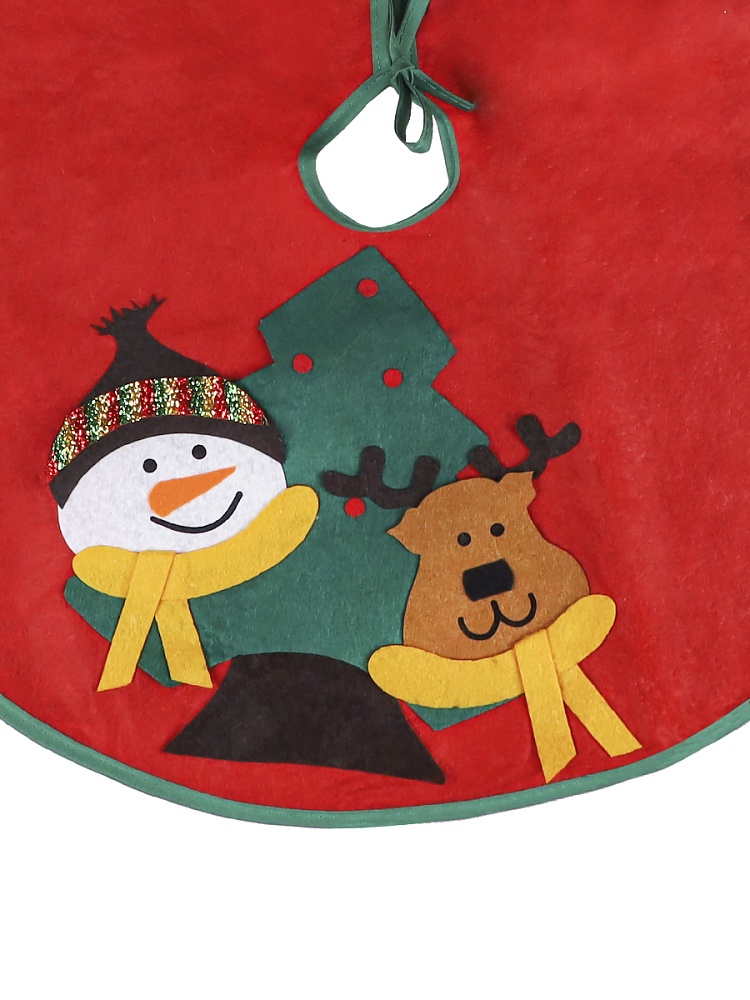 Коврик под елку Славный новый год, 90 см НУ-5327