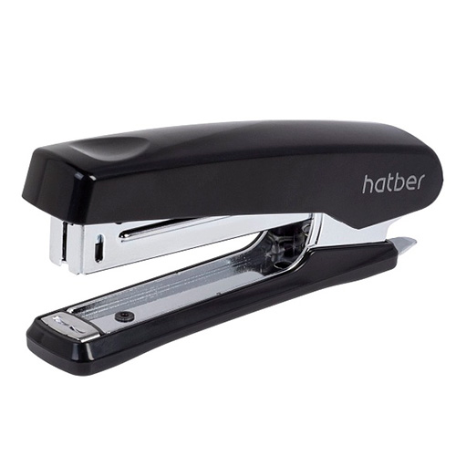 Степлер № 10 Hatber Gentle 16л, черный