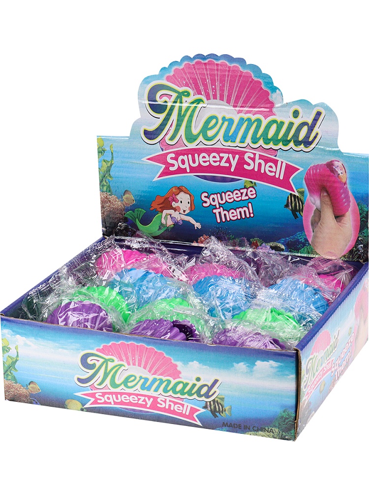 Антистресс-мялка "Ракушка", в шоубоксе, цвет микс (Арт.FX0415-04)