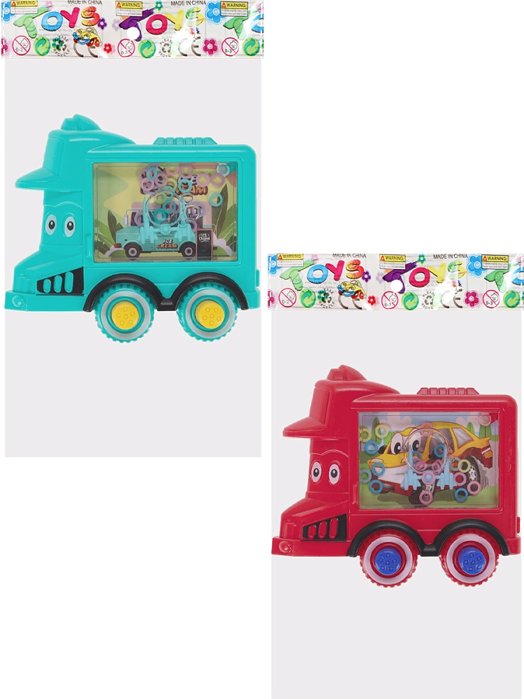 Водная игра с кольцами "Машинка", 11,2х10см, цвет микс ( Арт. ИГ-3571)