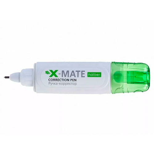 Корректирующая ручка Hatber "X-Mate" 10 мл, металлический наконечник, спиртовая основа, п/у