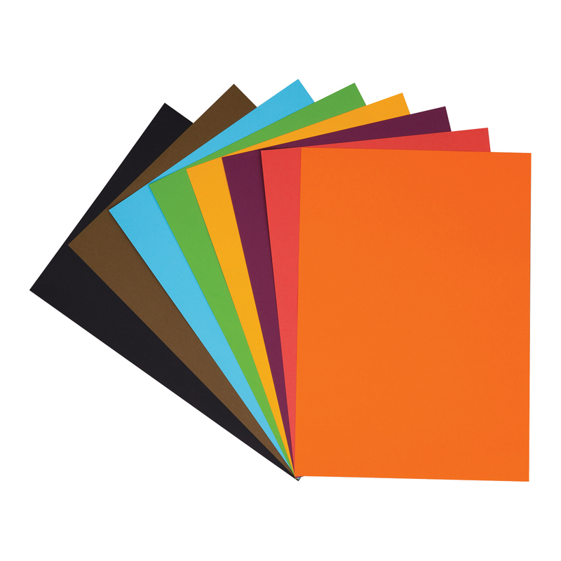 Цветная бумага тонированная А4, Мульти-Пульти, 8л., 8цв., в папке, "Приключения Енота"