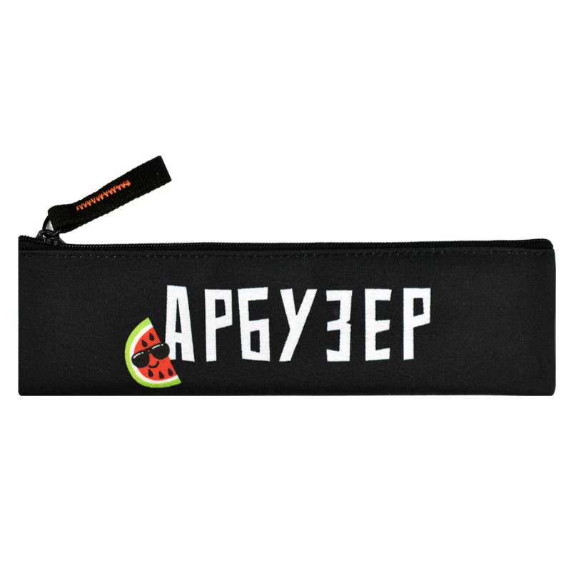 Пенал школьный Феникс+, арт.68429/ 30 АРБУЗЕР (без наполнения, 20х6 см, полиэстер, молния, сублимационная печать, ПЭТ-пакет).