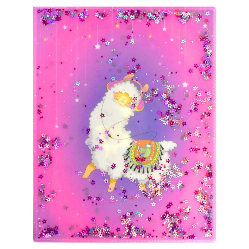 Папка для школьных тетрадей пластиковая арт. 50959/ 12 АЛЬПАКА (полипропилен, формат А4, 23.5х31 см, 1 отделение (-я), внутренние папки-уголки, прозра