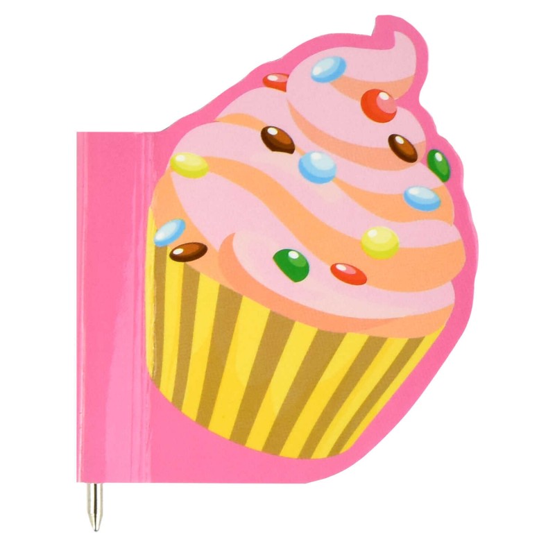 Закладка-ручка магнитная для книг арт. 50011 / 150 ПИРОЖЕНКА ( размер 60x60 мм, мелованная бумага, ферроагломерированный полимер, полноцветный дизайн,