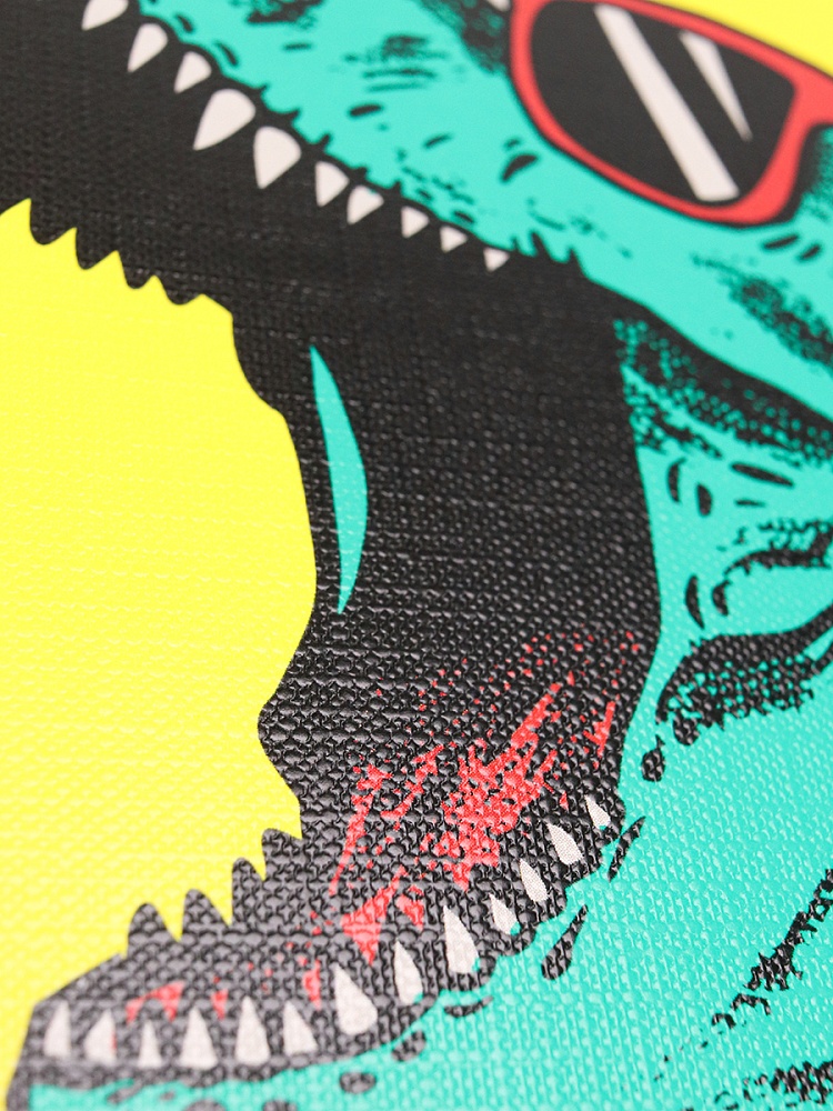 Альбом для рисования А4 40л. ТИРАННОЗАВР НА ОХОТЕ (40-8942) скрепка, 1 диз. в коробке, 6+0 лен