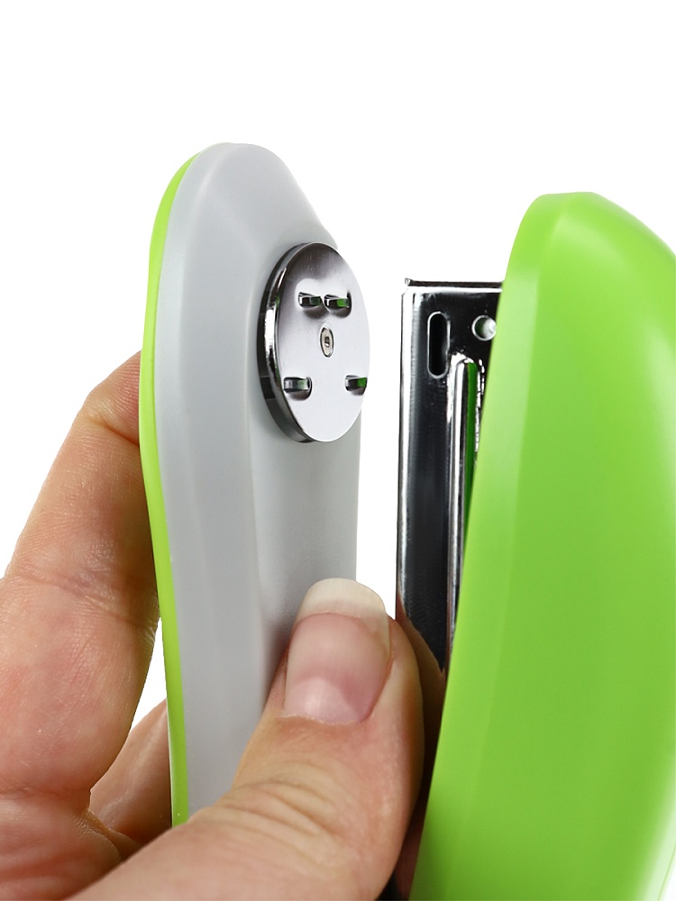 Степлер (ОП-2778), №24, пластик./к, на 20 листов, в карт. коробке, зеленый, кратно 12 шт