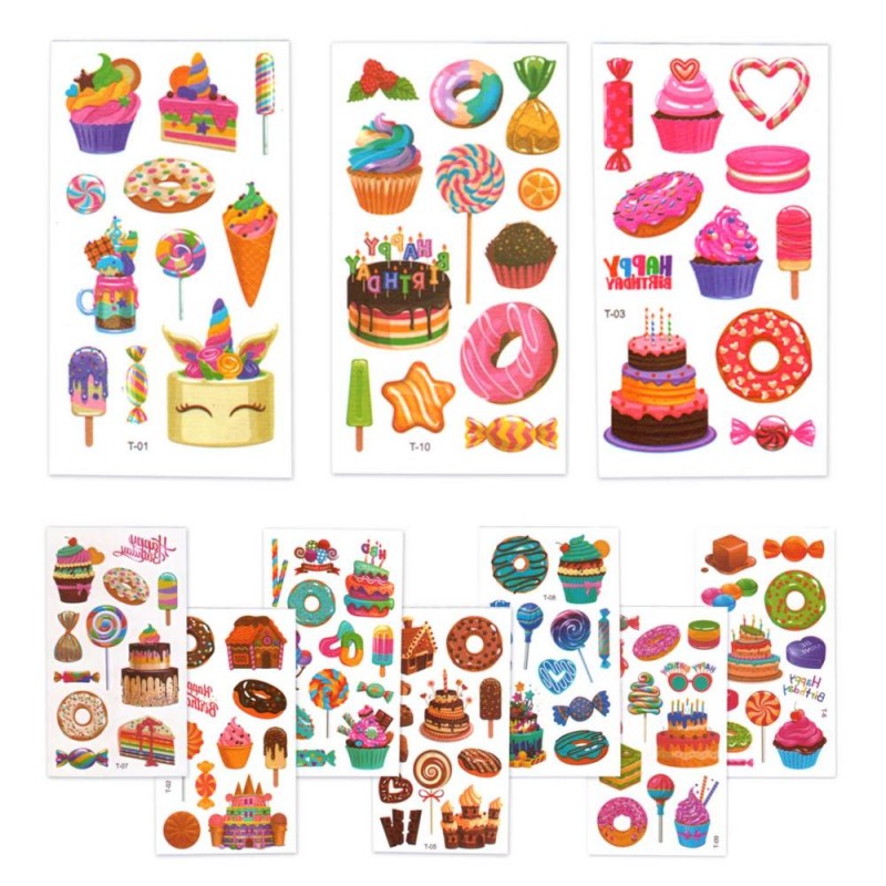 Тату 8*12см Сладости уп10/6000шт Р2100-7