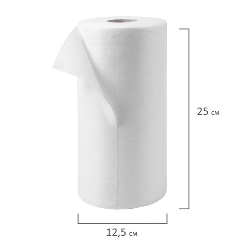 Салфетки универсальные в рулоне 125 шт. ЧУДЕСНАЯ ТРЯПКА ПЛЮС, 25х30 см, вискоза, 45 г/м2, LAIMA