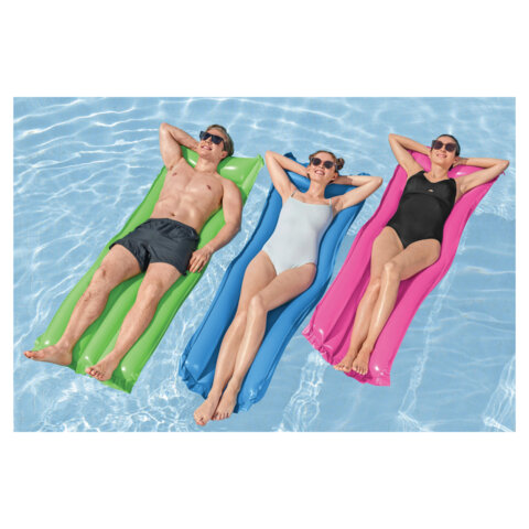 Надувной матрас для плавания "Матовый", 183х69 см, до 100 кг, АССОРТИ, BESTWAY, 44007ОЗ