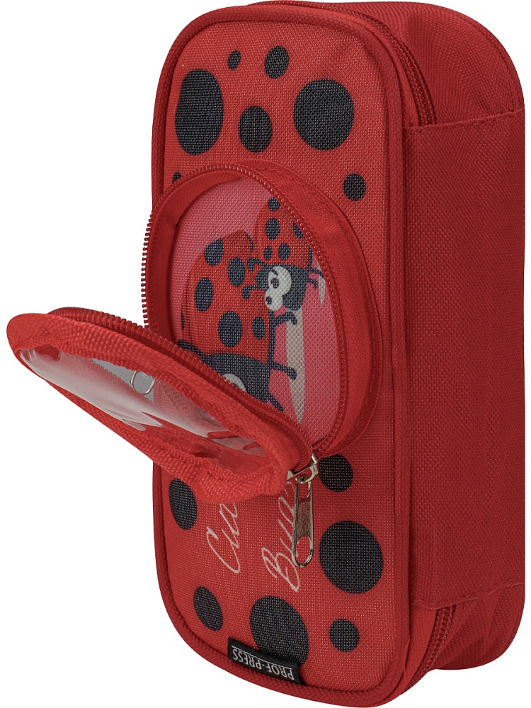 Пенал с прозр окошком МИЛЫЕ БУКАШКИ (ПН-2101) 20x9.5x5.5 см