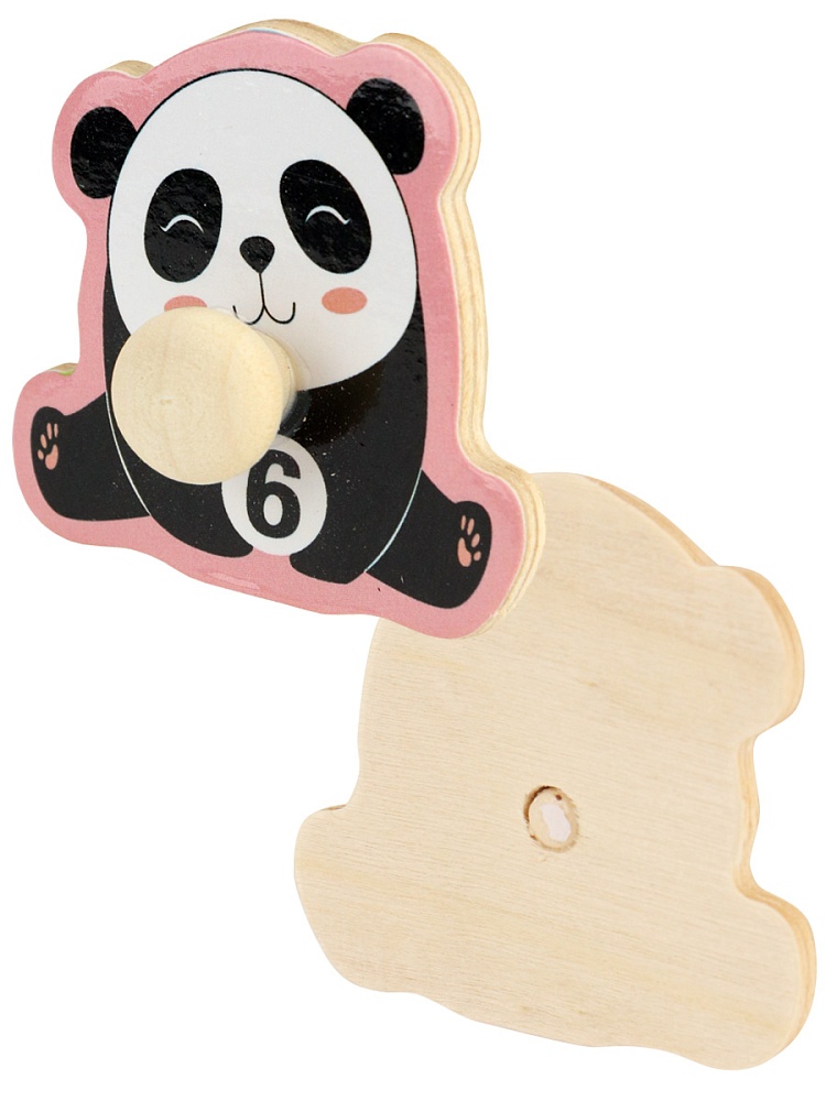 Деревянная игрушка. Рамка-вкладыш "Животные Африки-3" (30x15x0,5 см) (арт.ИД-0186)