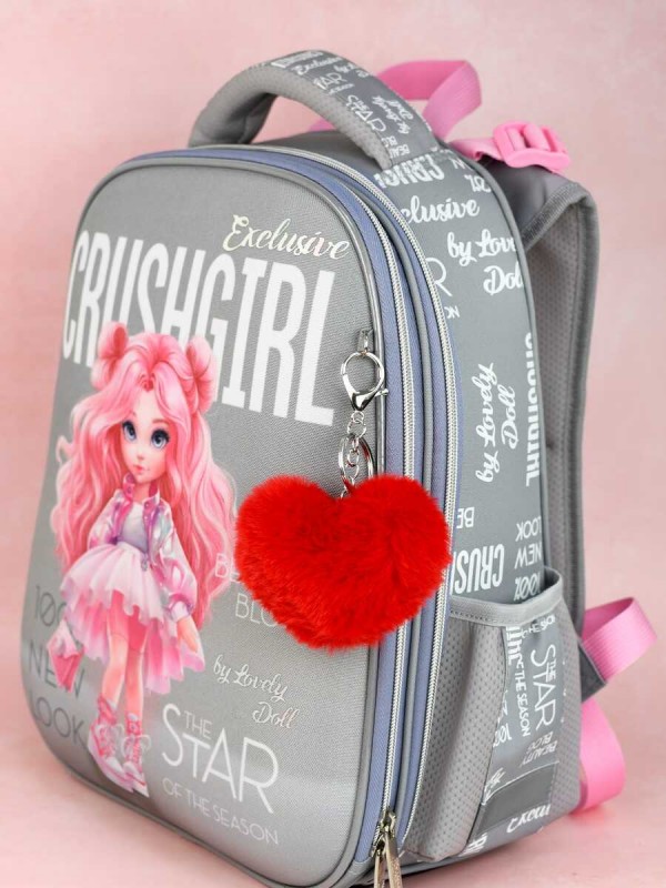 Брелок меховой арт. 70865 / 48 ПЛЮШЕВЫЙ МИШКА ( размер подвеса: 90х90 мм, материал подвеса: искусственный мех; форма подвеса: сердце; цвет подвеса: кр