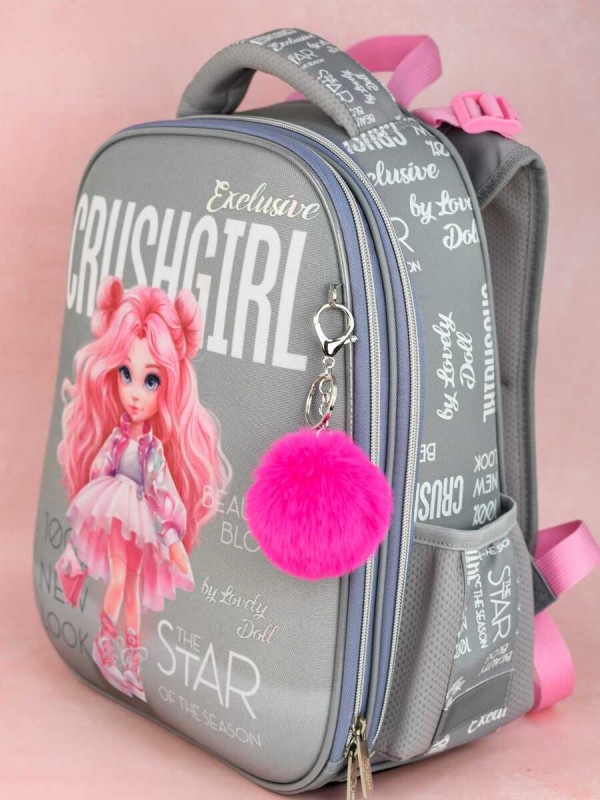 Брелок меховой арт. 70871 / 48 ПЛЮШЕВЫЙ МИШКА ( размер подвеса: 60x60 мм, материал подвеса: искусственный мех; форма подвеса: шар; цвет подвеса: малин