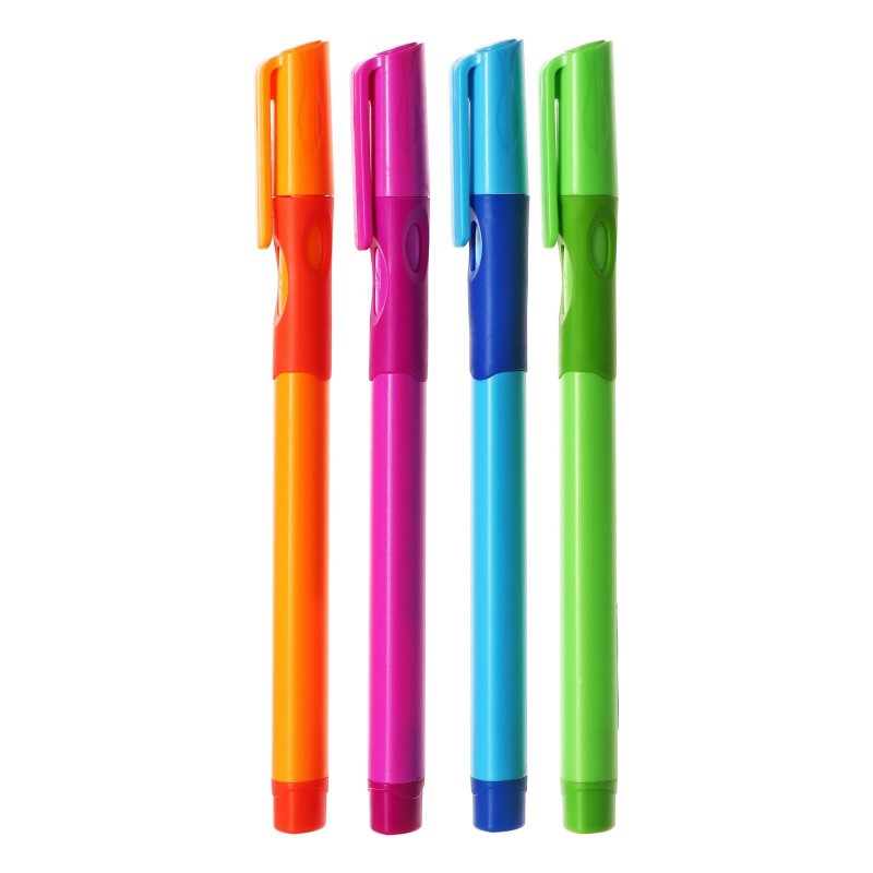 Ручка шариковая коррекционная для правшей синяя, масло, 0.7 мм 2415354