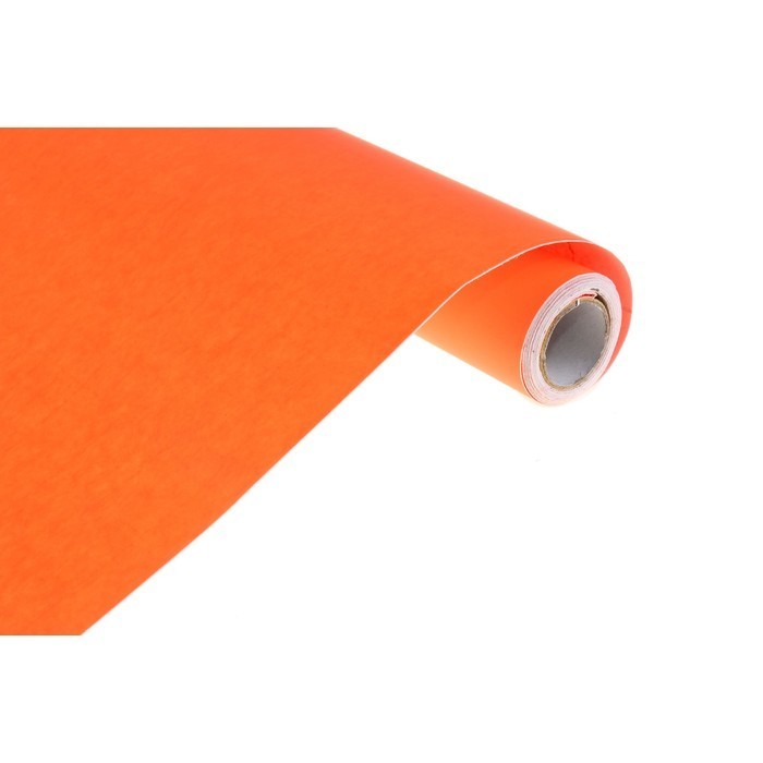Пленка самоклеящаяся ярко-оранжевая 2025 0,45м х3м 80мкм ЦЕНА ЗА МЕТР