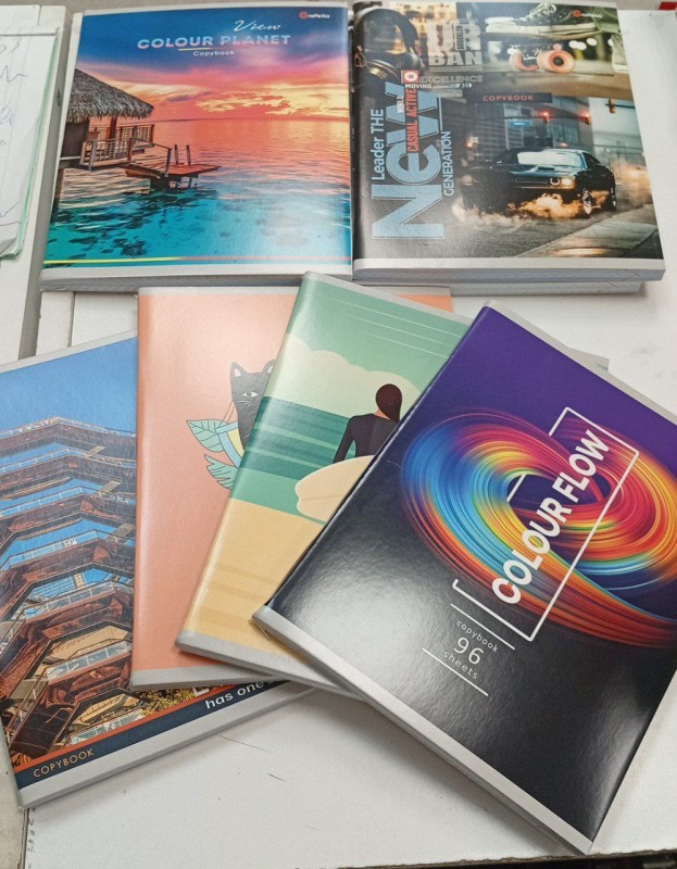 Graffetta" Тетрадь КЛЕТКА 96л. МИКС-1