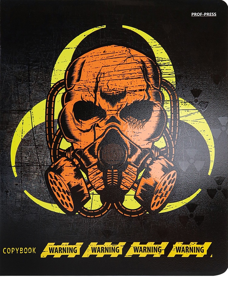 Тетрадь КЛЕТКА 48л. МИКС КИСЛОТНЫХ ОТТЕНКОВ (48-2421) твин-лак, цвет.мелов.обл., 5 диз в спайке