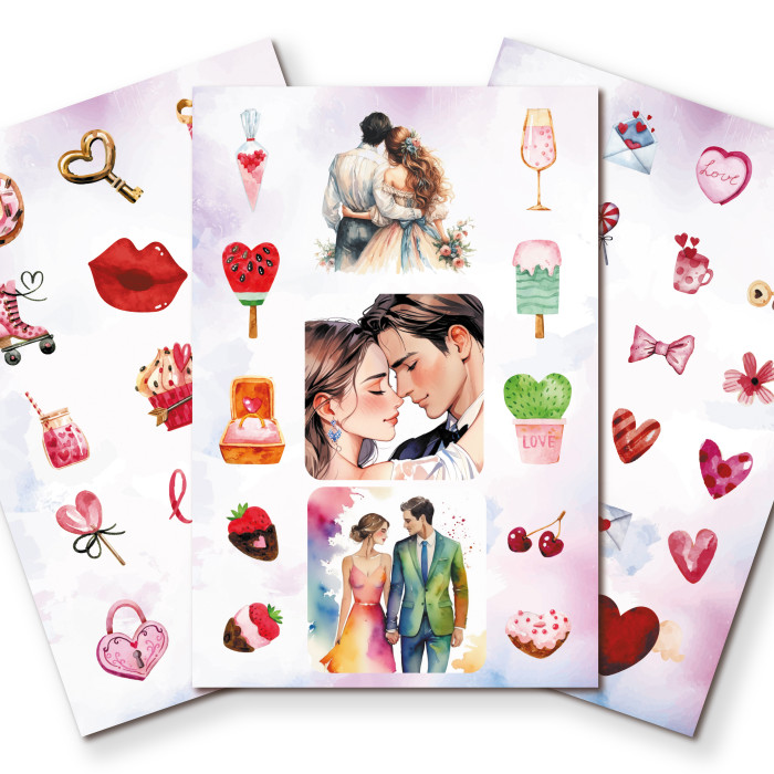 Альбом наклеек А6 девочка