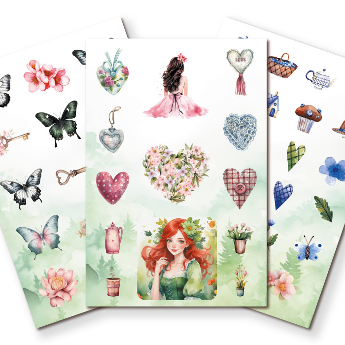 Альбом наклеек А6 единорог