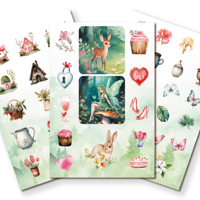 Альбом наклеек А6 единорог