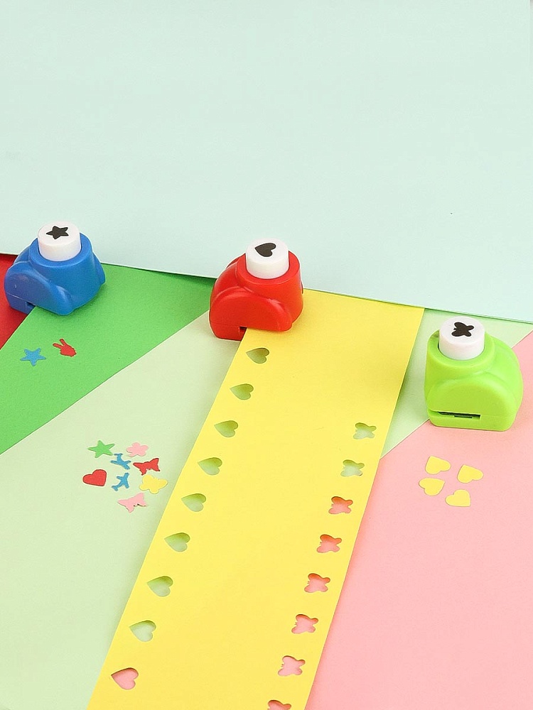 Фигурный дырокол, ассорти, 10мм вырубка, ДР-1205