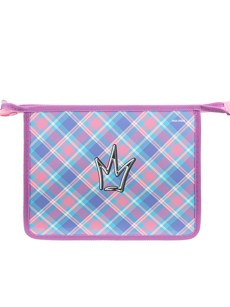 Папки для тетрадей на молнии сверху А5 КОРОНА (П-3189) картон + пластик