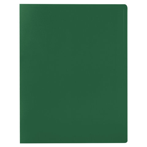 Папка 30 вкладышей STAFF, зеленая, 0,5 мм