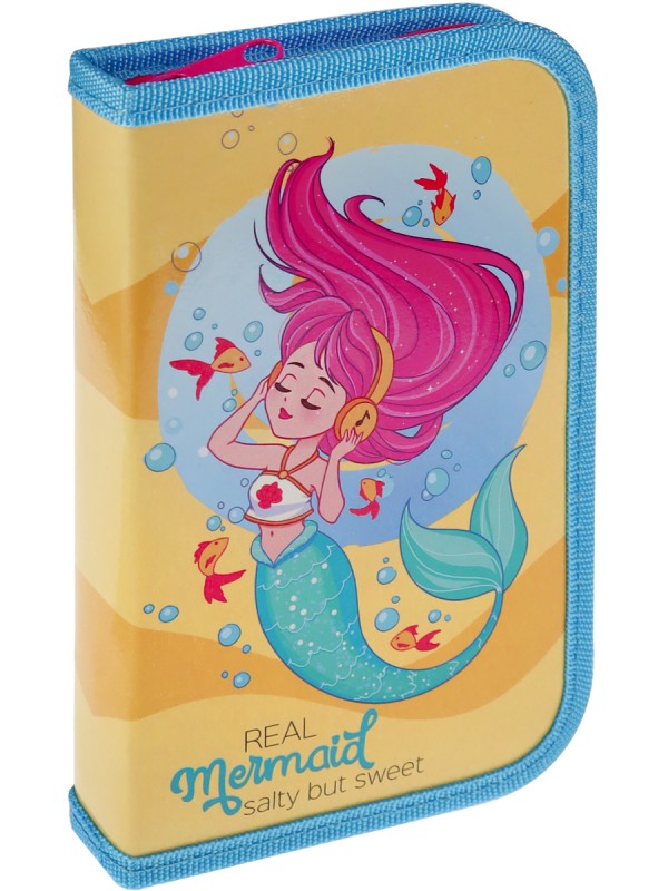 Пенал 1-секц, большой, с отк.планкой РУСАЛКА-МЕЛОМАН