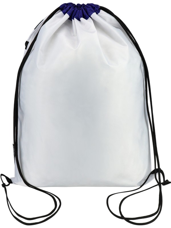 Мешок для сменной обуви, 1 отделение, с карманом, СИНЯЯ ТАЧКА (МО-4041)