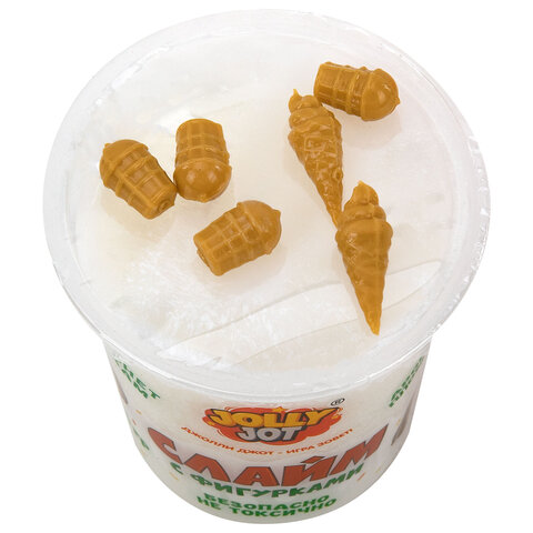 Слайм с фигурками, вкусняшки, 200 г, АССОРТИ 6 видов, JOLLY JOT (ДЖОЛЛИ ДЖОТ)