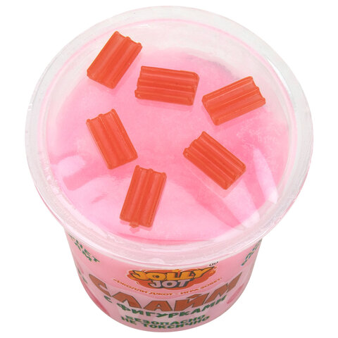 Слайм с фигурками, вкусняшки, 200 г, АССОРТИ 6 видов, JOLLY JOT (ДЖОЛЛИ ДЖОТ)