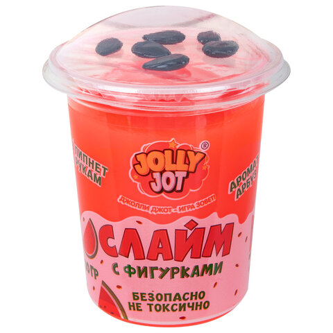 Слайм с фигурками, вкусняшки, 200 г, АССОРТИ 6 видов, JOLLY JOT (ДЖОЛЛИ ДЖОТ)