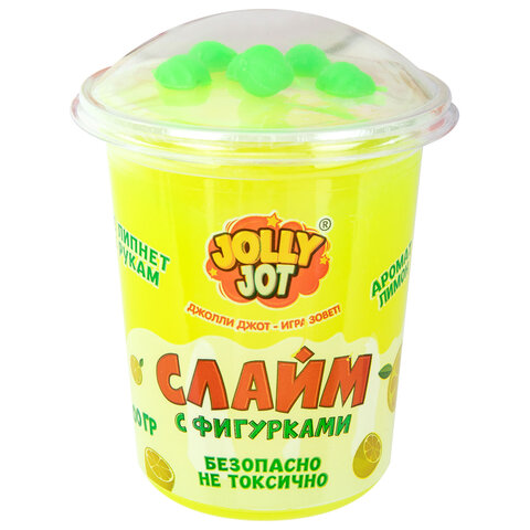 Слайм с фигурками, вкусняшки, 200 г, АССОРТИ 6 видов, JOLLY JOT (ДЖОЛЛИ ДЖОТ)