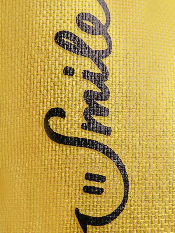 Пенал-тубус мягкий на молнии ЖЕЛТЫЙ полная печать на ткани, 210х75х75