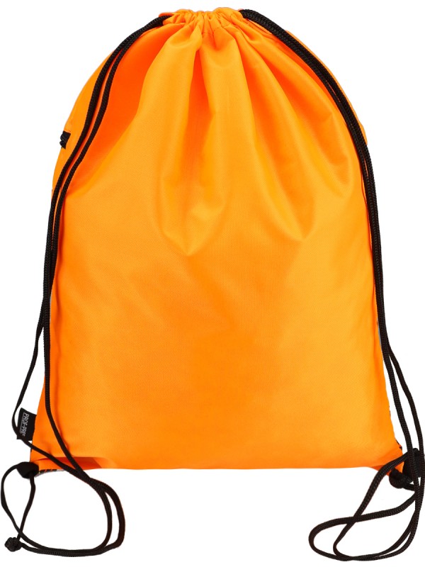 Мешок для сменной обуви, 1 отделение, с карманом, ОРНАМЕНТ ОРАНЖЕВЫЙ, принт.ткань