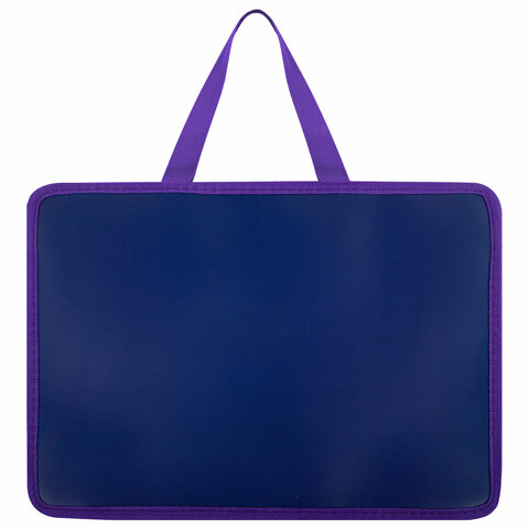 Папка на молнии с ручками ЮНЛАНДИЯ А4, 1 отделение, пластик, 80 мм, "Fluffy Tail"