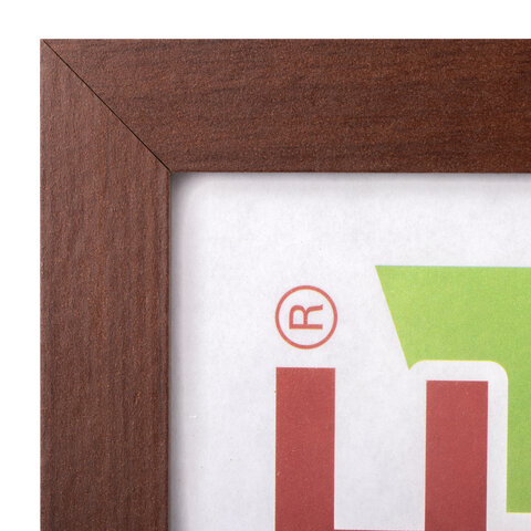 Рамка 30х40 см "итальянский орех" STAFF "Grand", багет 18 мм, стекло, МДФ