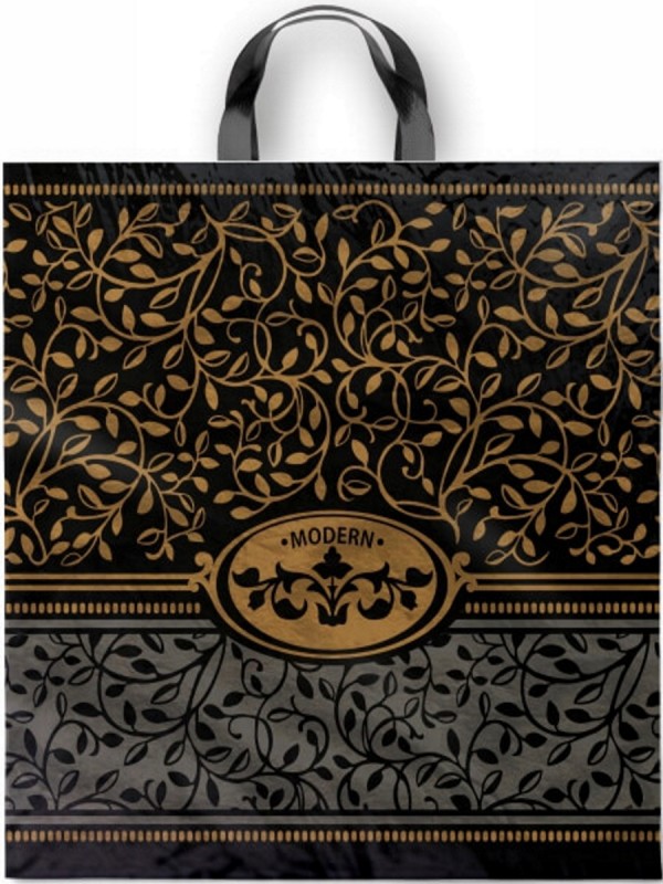 Пакет полиэтиленовый с петлевой ручкой Модерн 40*40 см/100мкм СП-4531