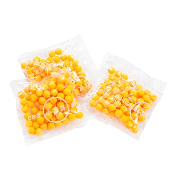 Пульки пластик желтые