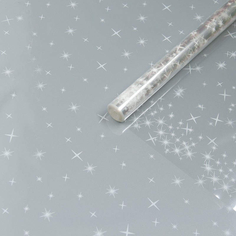 Пленка для цветов «Искра» белый 0.7×8.2 м, 40 мкм