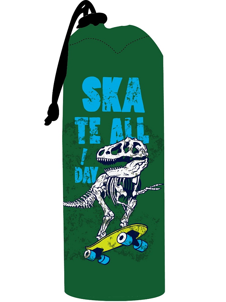 Пенал на молнии со шнурком СКЕЛЕТОН