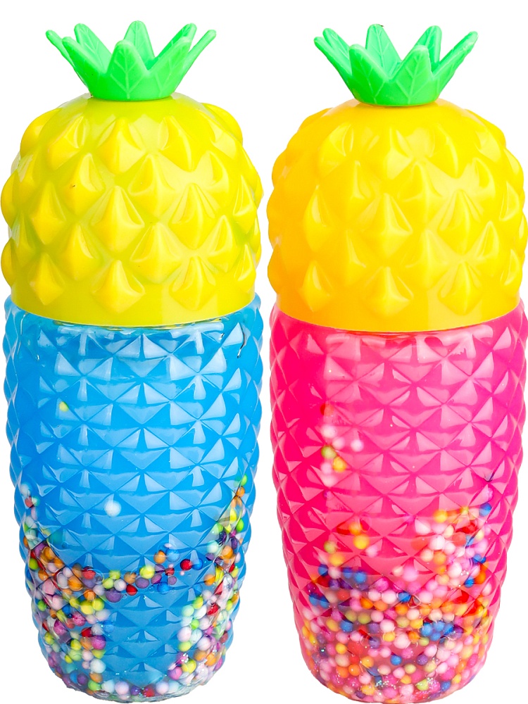 Слайм "Ананас"(15*5, 12шт в ш/б,цвет-микс) ( Арт. СЛМ-3222) кратно 12